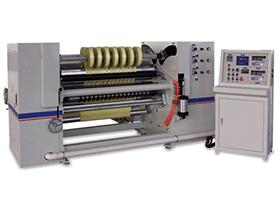 HC-B1300 double shaft central surface coiling and slitting machine
